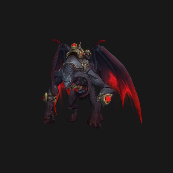 The Obsidian Gravewing mount