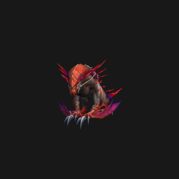 The Garnet Razorwing mount