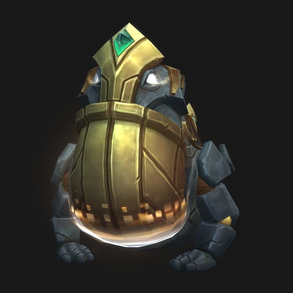 The Goldplate Bufonid mount