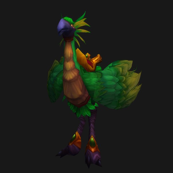 The Elusive Emerald Hawkstrider mount
