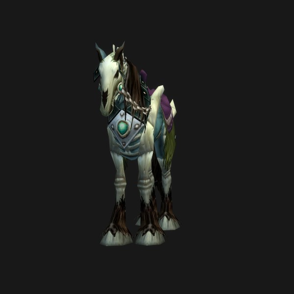 The Blue Skeletal Horse mount