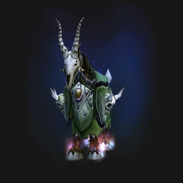 The Green Skeletal Warhorse mount