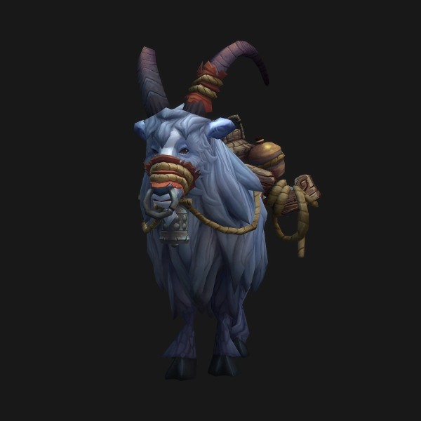 The Snowy Riding Goat mount