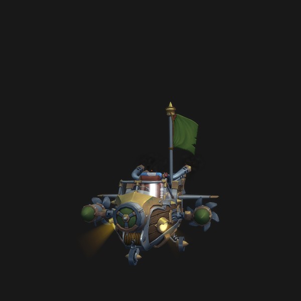 The Delver's Dirigible mount