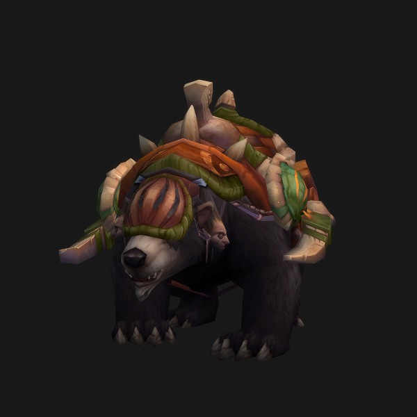 The Amani Hunting Bear mount