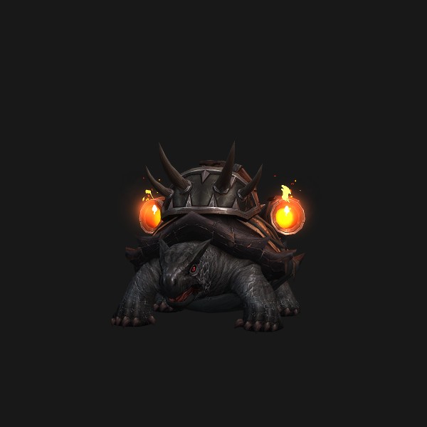 The Savage Ebony Battle Turtle mount