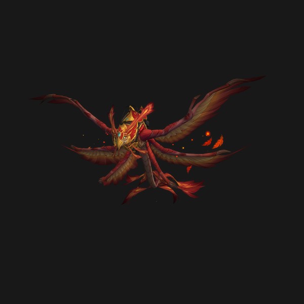 The Fiery Dragonhawk mount