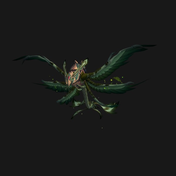 The Peridot Dragonhawk mount