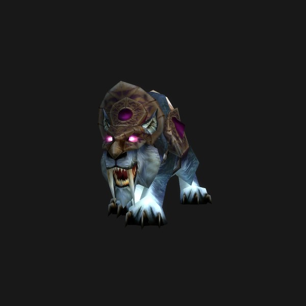 The Black War Tiger mount