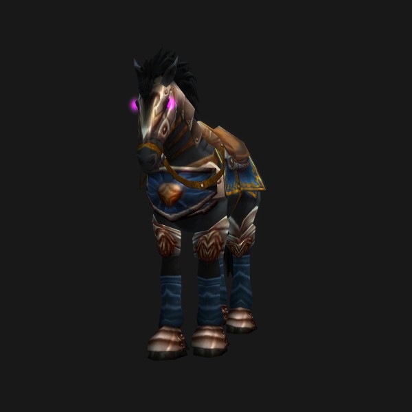 The Black War Steed mount