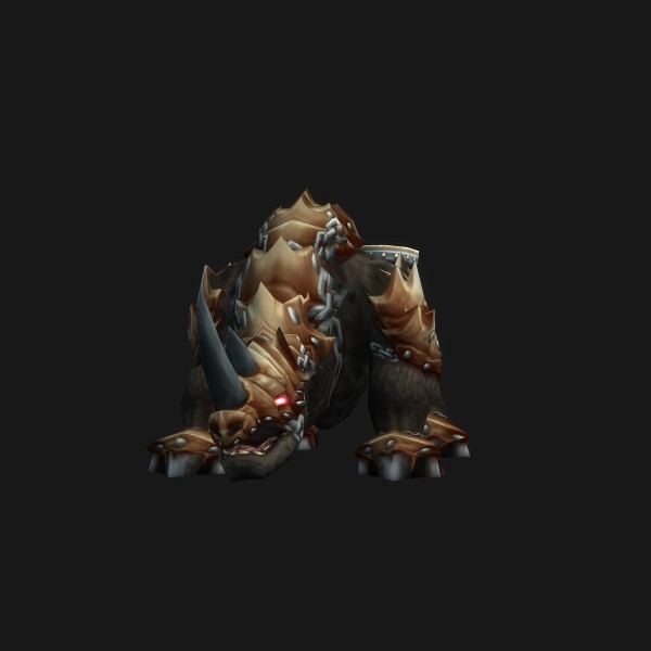 The Black War Kodo mount