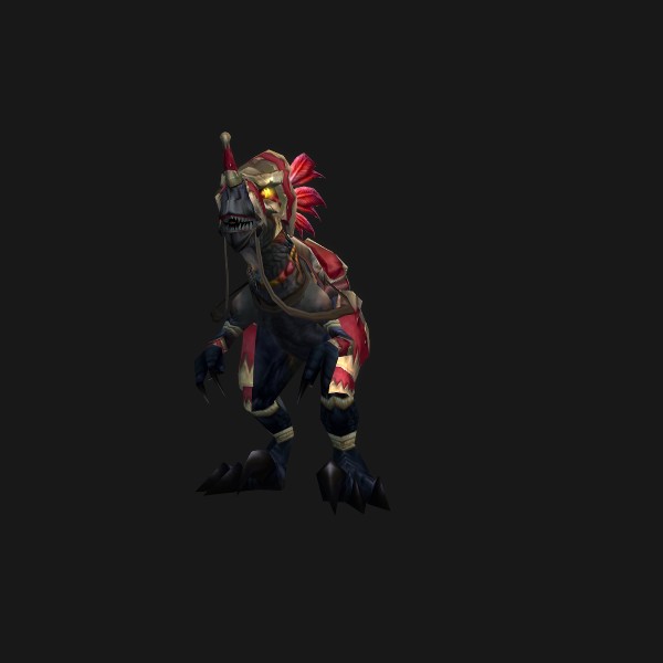 The Black War Raptor mount