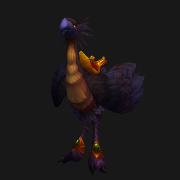 The Black Hawkstrider mount