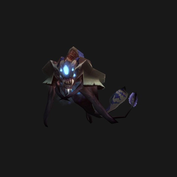 The Blue Riding Nether Ray mount