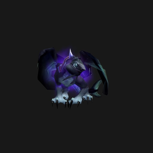 The Onyx Netherwing Drake mount