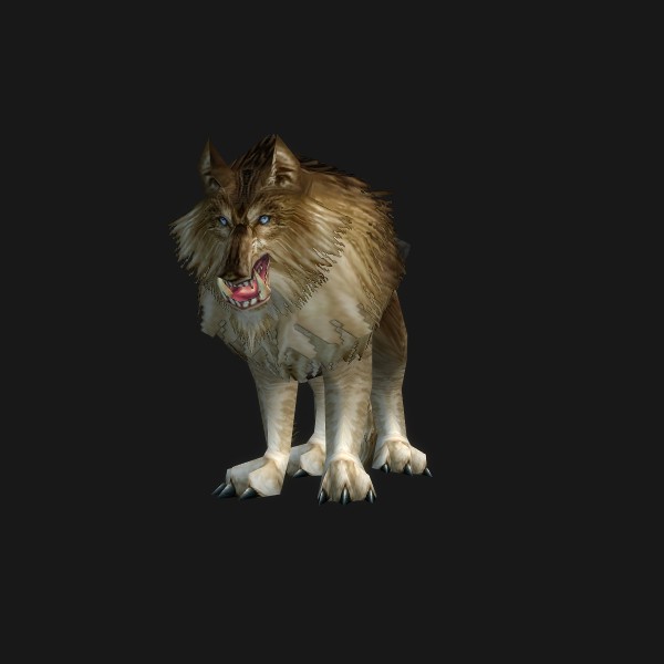 The Brown Wolf mount