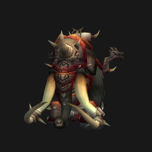 The Grand Black War Mammoth mount