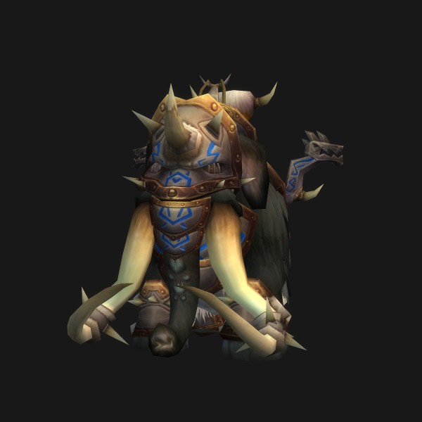 The Grand Black War Mammoth mount