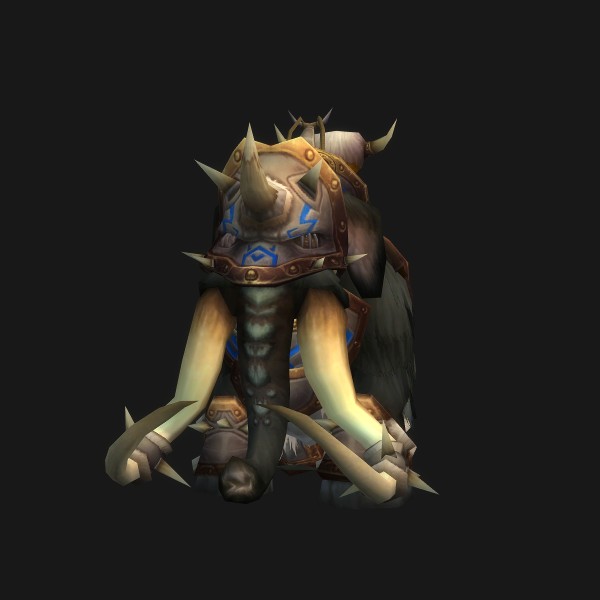 The Black War Mammoth mount