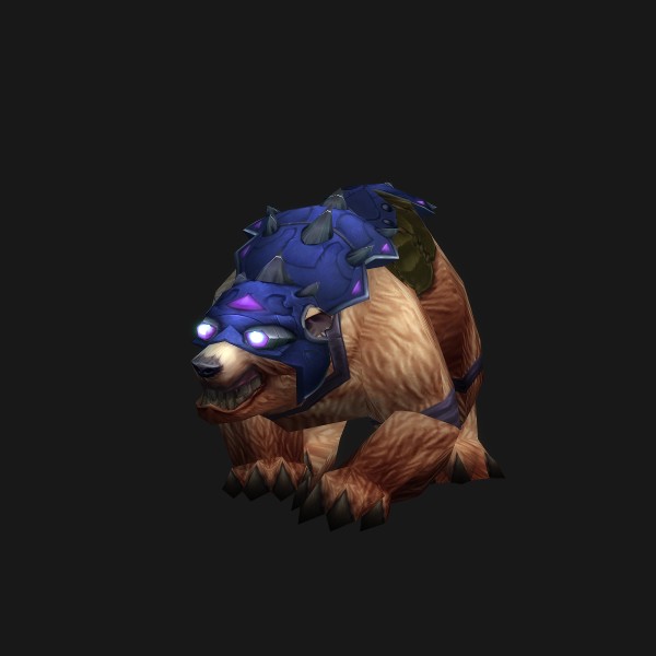 The Armored Brown Bear mount
