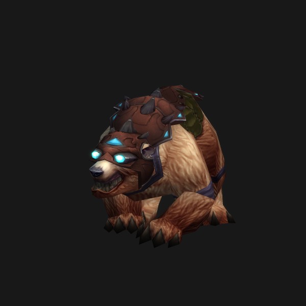 The Armored Brown Bear mount