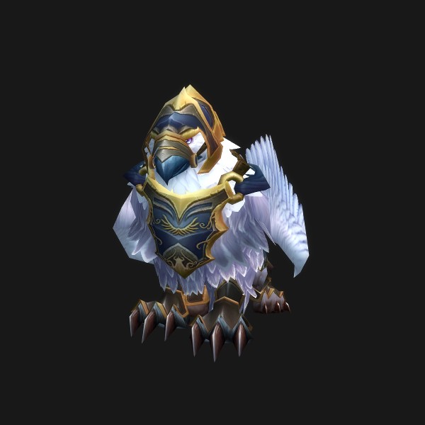 The Armored Snowy Gryphon mount