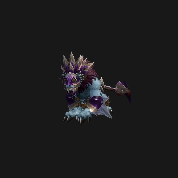 The Armored Blue Wind Rider mount