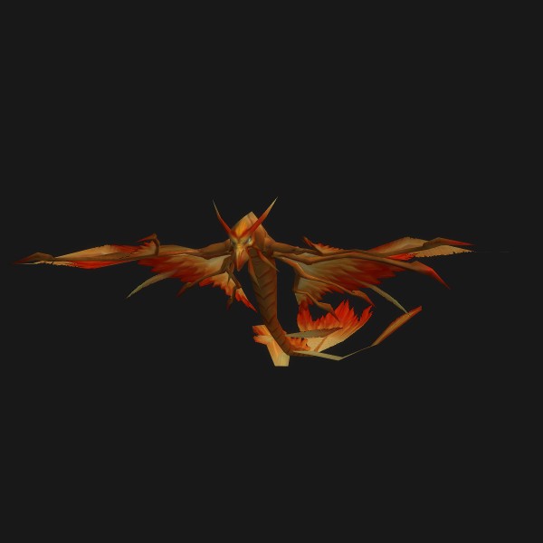 The Red Dragonhawk mount