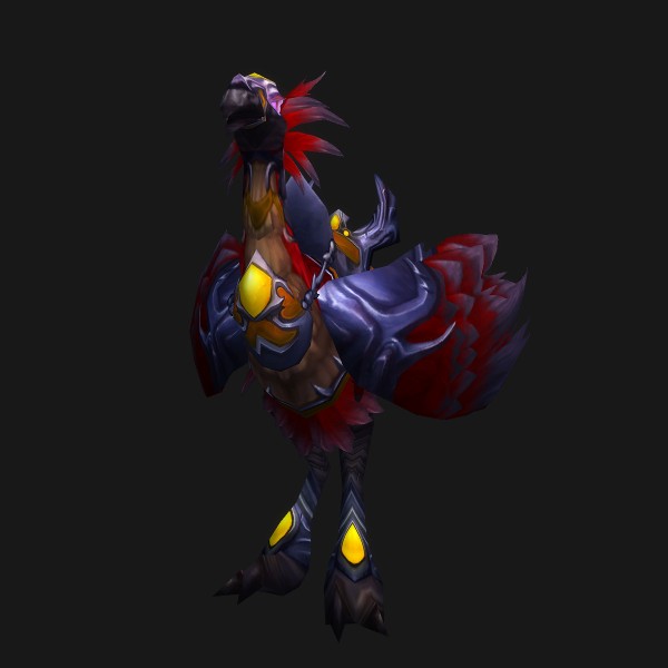 The Swift Red Hawkstrider mount