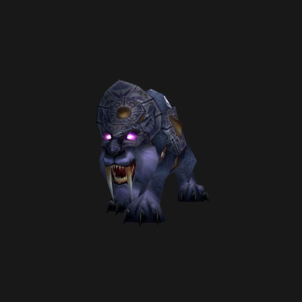 The Darnassian Nightsaber mount