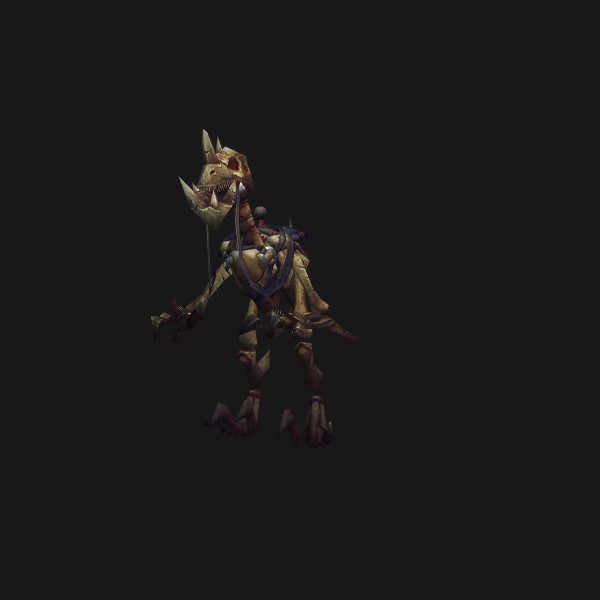 The Fossilized Raptor mount