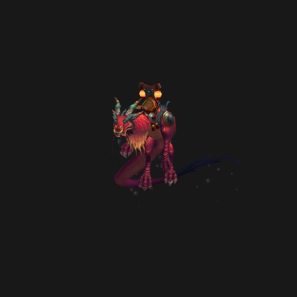The Crimson Cloud Serpent mount