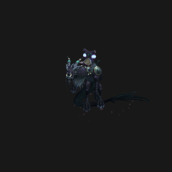The Onyx Cloud Serpent mount