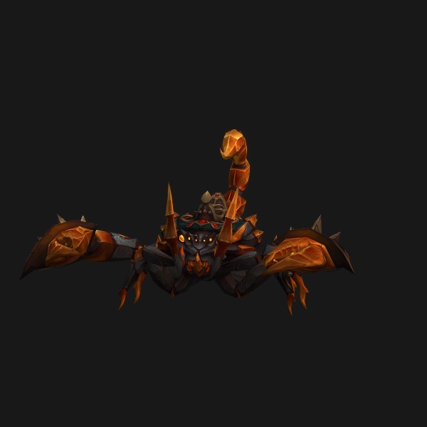 The Amber Scorpion mount