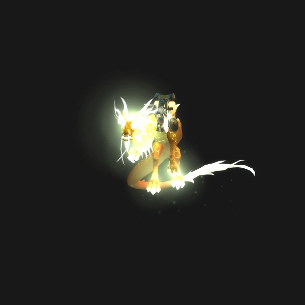 The Heavenly Golden Cloud Serpent mount