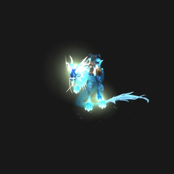 The Heavenly Azure Cloud Serpent mount