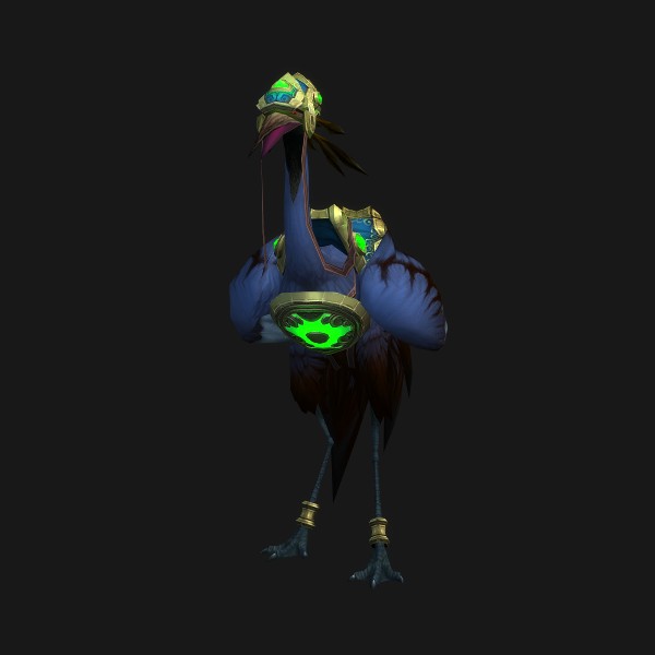 The Azure Riding Crane mount