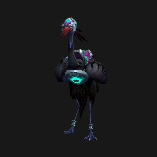 The Regal Riding Crane mount