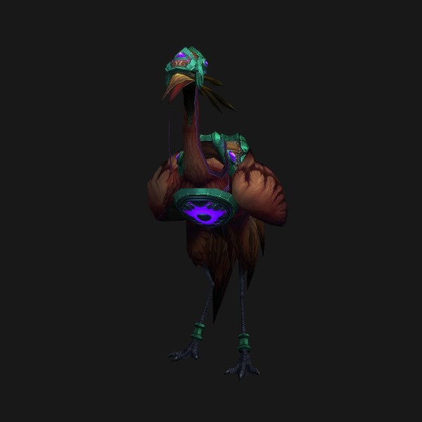 The Jungle Riding Crane mount