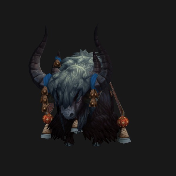 The Black Riding Yak mount