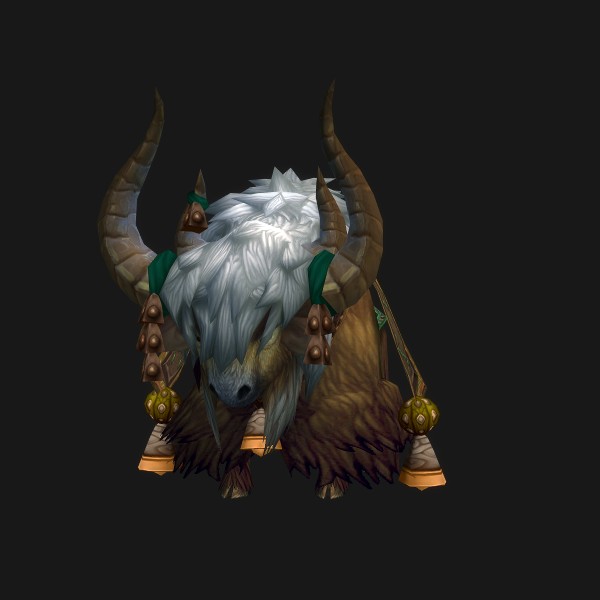 The Blonde Riding Yak mount