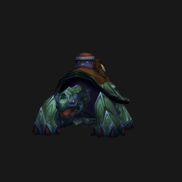The Black Dragon Turtle mount
