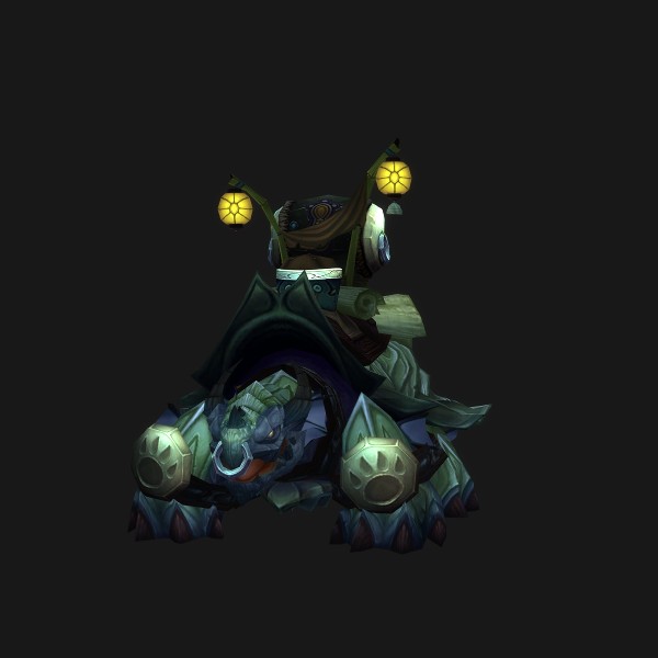 The Great Black Dragon Turtle mount