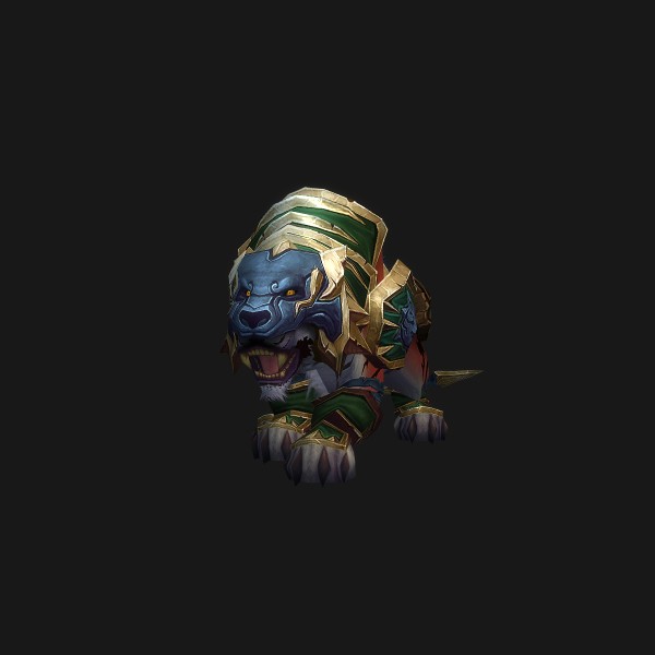 The Green Shado-Pan Riding Tiger mount