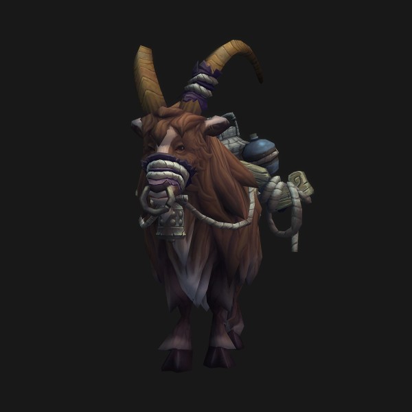 The Brown Riding Goat mount