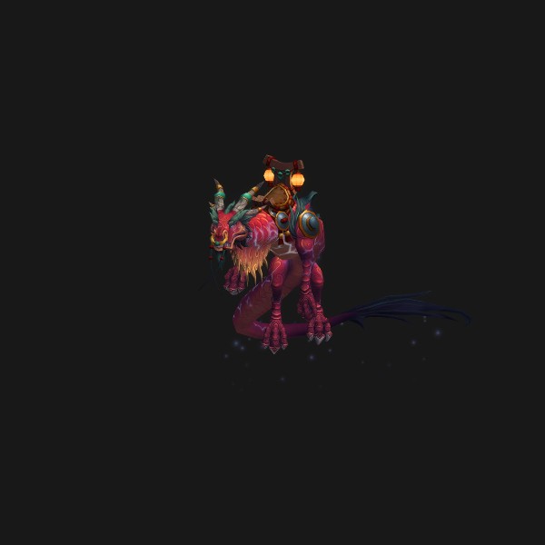 The Thundering Ruby Cloud Serpent mount
