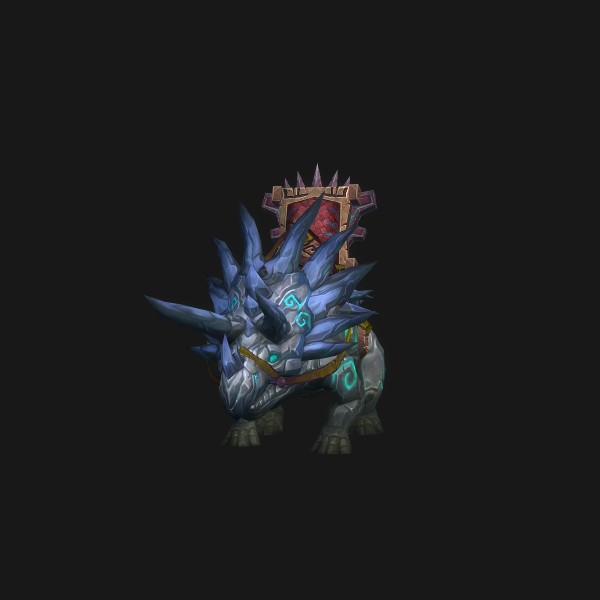 The Slate Primordial Direhorn mount