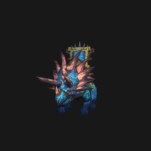 The Cobalt Primordial Direhorn mount