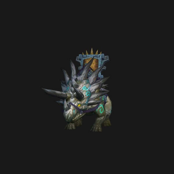 The Amber Primordial Direhorn mount