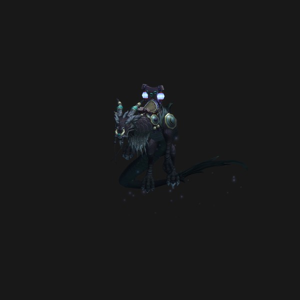 The Thundering Onyx Cloud Serpent mount